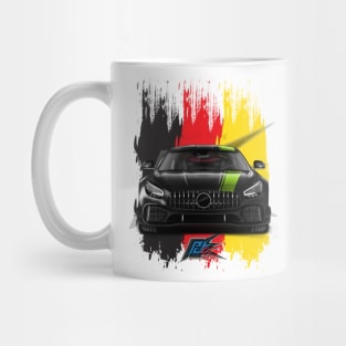 mercedes amg gtr black Mug